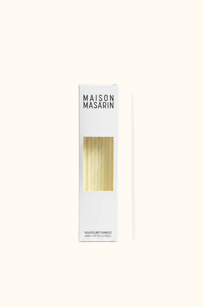 Dusty Yellow Handcrafted French birthday candles ( Pack of 20 )