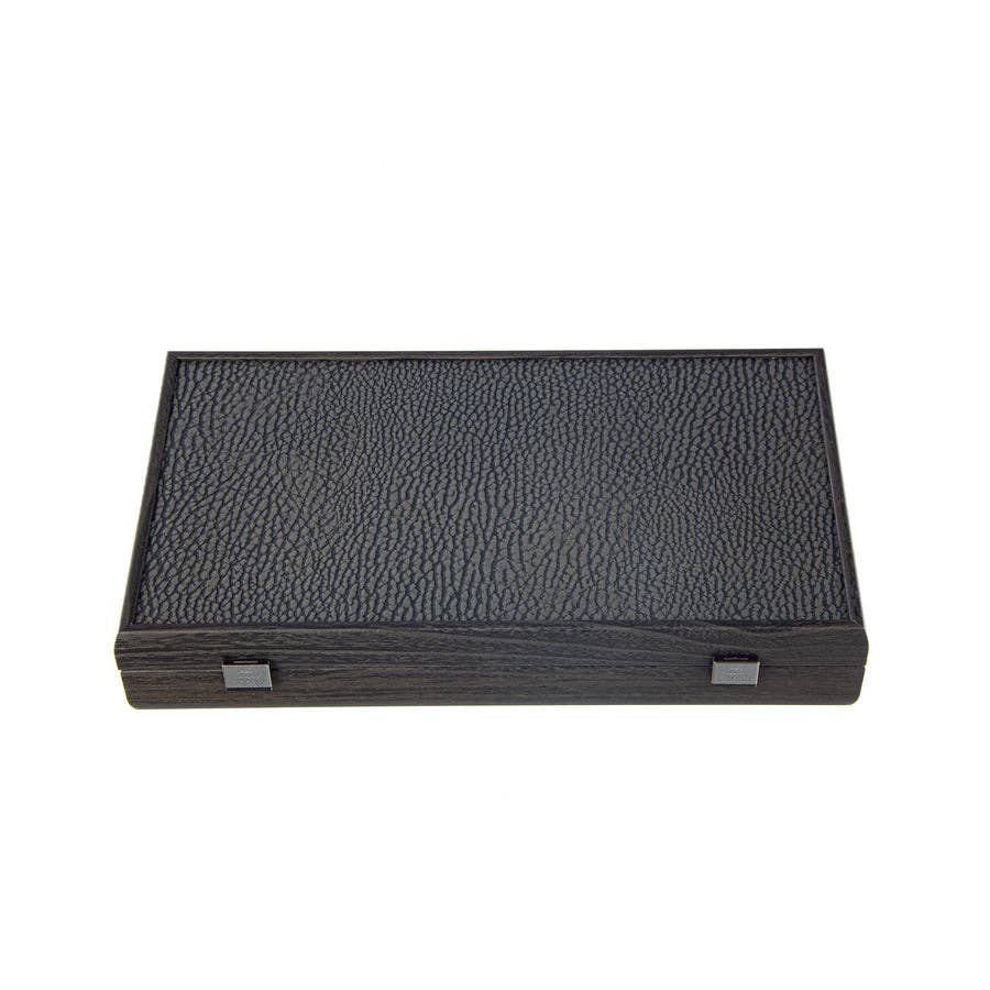 Poker Set in Wooden Case with Leatherette Top