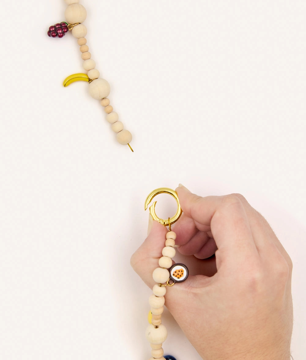 Dog Fruit Charm Necklace
