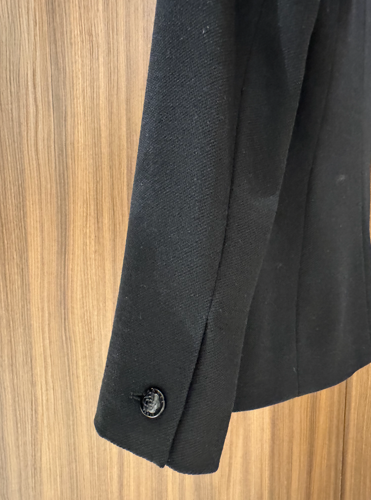 CHANEL Vintage 2003 La Petite Veste Noire Jacket / 03C Wool Jacket black WS9792