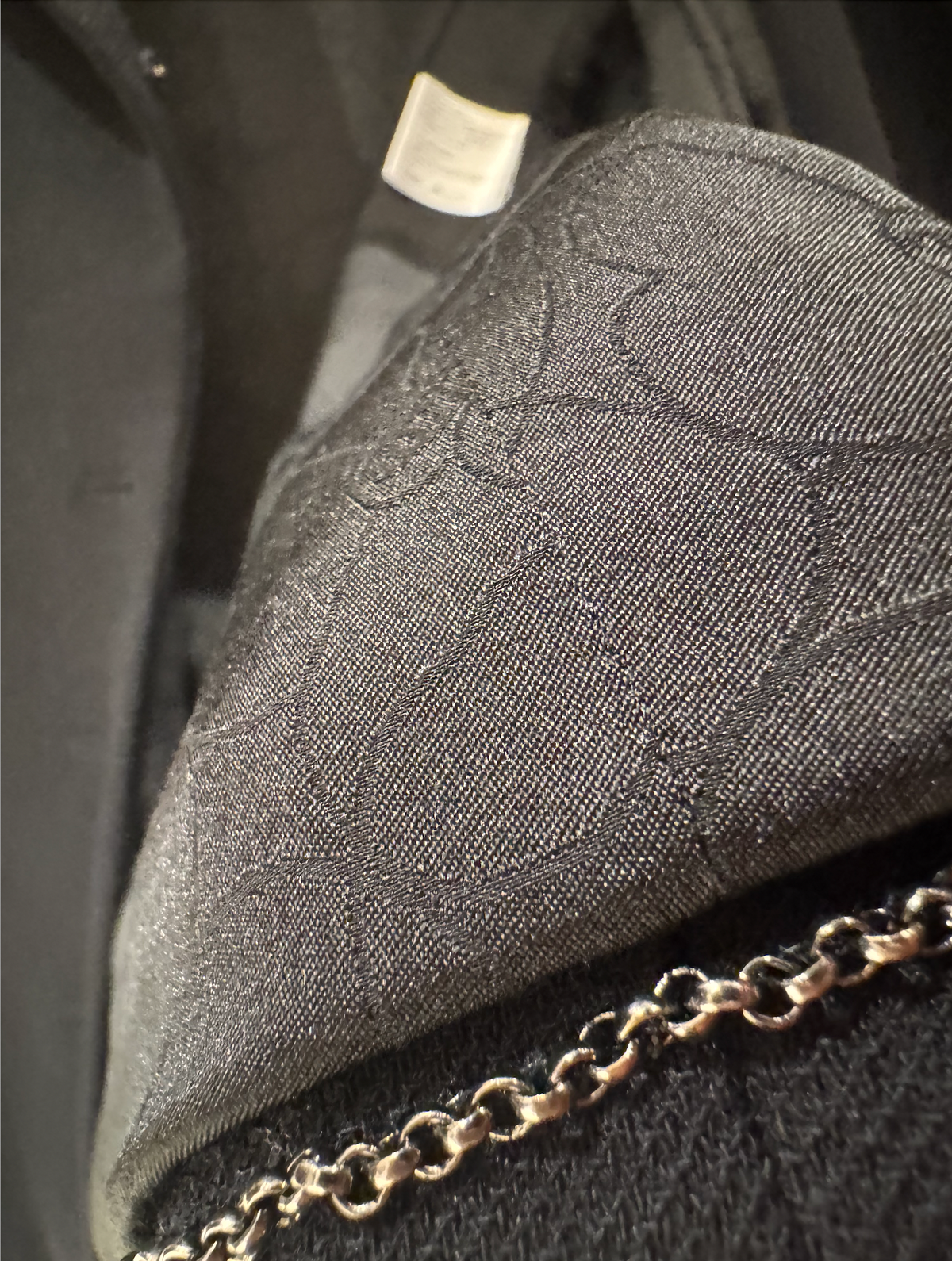 CHANEL Vintage 2003 La Petite Veste Noire Jacket / 03C Wool Jacket black WS9792