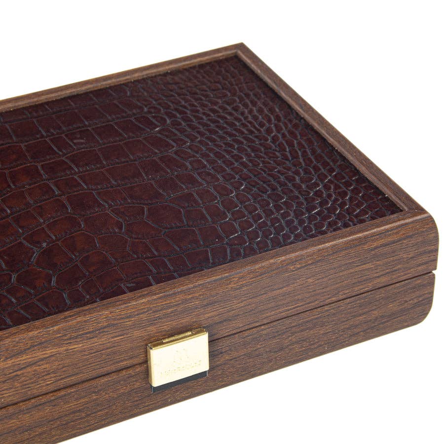 Playing Cards in Leather Tote & Wooden Case