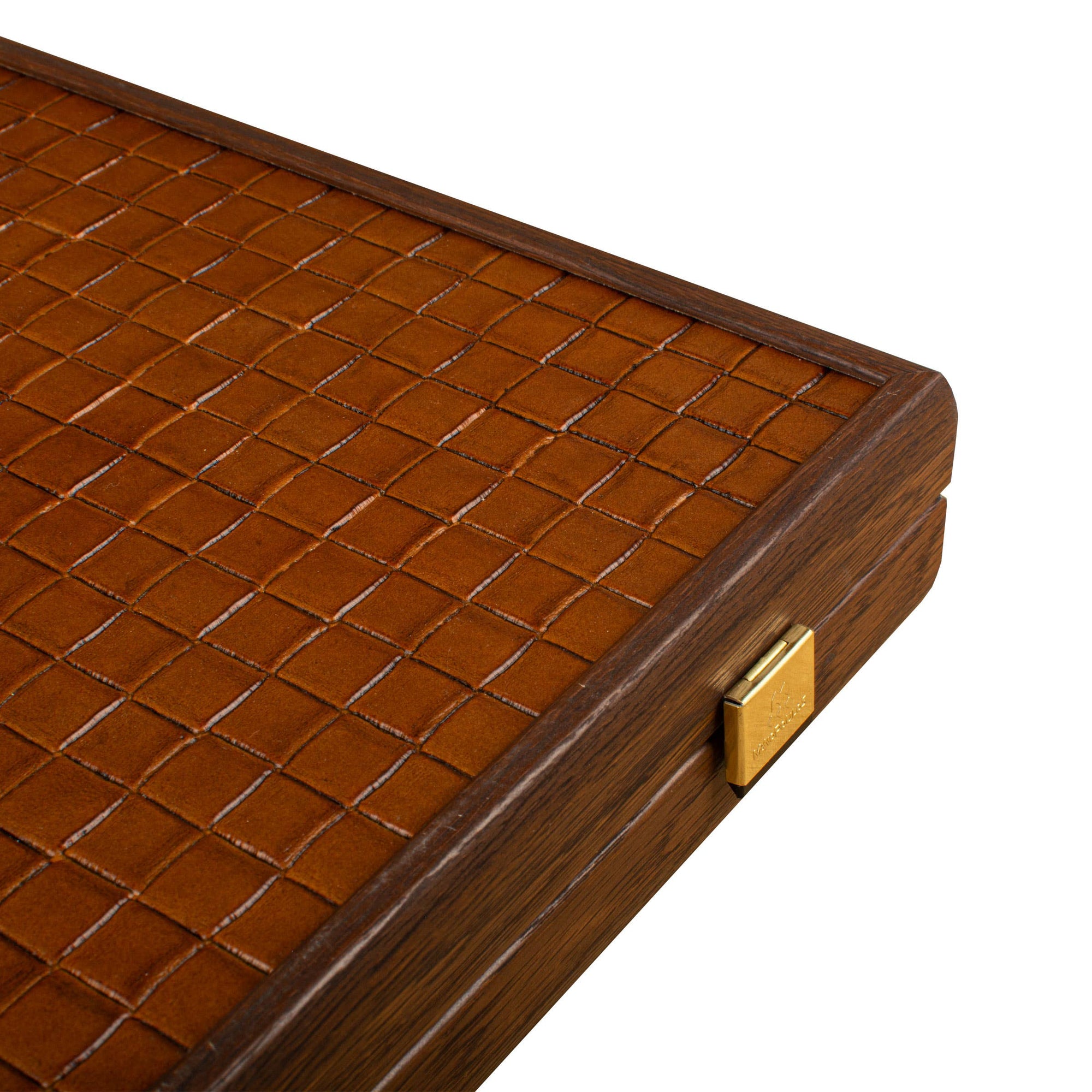 Premium Mahjong Tiles Set in Knitted Leather Wooden Case: Medium (31 x 24cm)