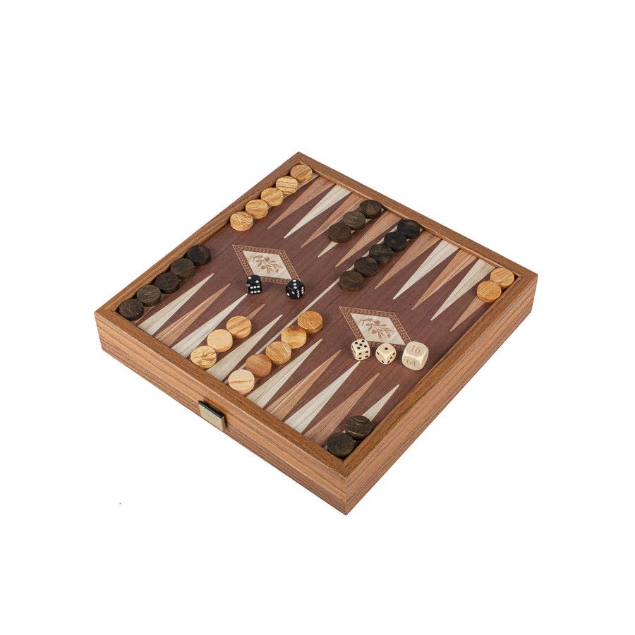 Classic 2-in-1 Chess & Backgammon Game Set